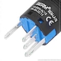 Miniatyrbild 3 av 4: 25st Tryckknapp Momentan Självlåsande 5 Pin 16mm med Lampa 24V Set Kit för Utrustning Grön