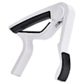 Miniatyrbillede 1 af 3: Bærbar Hurtig Skift Tune Clamp Håndholdt Tuner Capo til Folkguitar Hvid