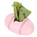 Miniatyrbilde 2 av 5: Plastisk Søppelboks for Kjæledyr, Eggformet med Søppelpose og Strikk, for Katt og Liten Hund (Rosa)