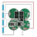 Pikkukuva 2 / 5: 5 kpl BMS 4S 15A 14.8V 18650 Li-latauslevy