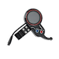 Miniatyrbillede 2 af 2: Njax-t Elektrisk Scooter Dashboard Meter 36v 48v Justerbar 6pin Til Elektrisk Scooter Tilbehør