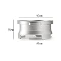 Miniatyrbilde 4 av 5: For 8 Series Kaffemaskin Håndtak 54mm Anti-fly Sirkel Ring Klut Ring,a