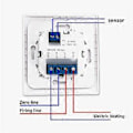 Miniatyrbild 4 av 5: MK05 Rumstermostat Golvvärme Rumstermostat 220V 16A Temperaturregulator för Golvvärmesystem Svart