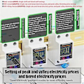 Miniatyrbild 1 av 5: ATORCH GR2PWS Elmätare Tuya WiFi DIN-skena Effektmätare AC50-320V Digital Display Monitor Spänningskurva Amperemeter, C