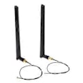 Miniatyrbilde 2 av 5: 2 x 6dBi WiFi RP-SMA Hunn Antenne 2.4GHz 5GHz Dual Band +2 x U.FL/IPEX til RP-SMA Hunn Pigtail Kabel for Mini PCIe