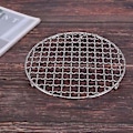 Miniatyrbillede 5 af 5: 304 Rustfrit Stål Multifunktionel Rund Grillnet Med Fod Grillrist Damp Bagerist Camping