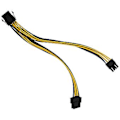 Miniatyrbilde 1 av 5: 5-pakning Pci-e 8pin til 2x 8 Pin (6+2) Splitterkabel For Pcie Pci Ima Y - Splitt