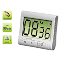 Miniatyrbillede 3 af 5: Display køkken timer magnetisk bagside høj alarm på et reb madlavning timere til køkkenlærere studerende spil børn møder