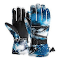 Miniatyrbillede 1 af 5: Vinter Herre Ultralette Skihandsker Touch Screen Fleece Varme Dame Børn Snowboard Handsker Vandtætte Motorcykel Termiske Snehandsker (xl) Hs