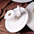Miniatyrbillede 5 af 5: Kanin Keramisk Tallerken,di Til Dessert Mad Serveringsbakke,sød Kage D, Service Til
