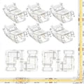 Miniatyrbillede 4 af 5: 10 stk. 2-benet 8 mm COB LED-stik-sæt til 8 mm COB LED-strip lys