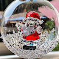 Miniatyrbilde 3 av 5: Julekule Ornament Gavekule Bil Anheng Krystallanheng