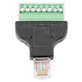 Pikkukuva 1 / 5: C Urosmuunnospää, 8P8C Ethernet RG-45 Uros Pin Urosmuunnospää R Urosmuunnospää Virtaviivainen muotoilu