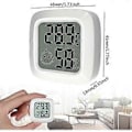 Miniatyrbild 4 av 5: 2 st Inomhustermometer, Liten Hög Noggrannhet Digital Hygrometer Termometer, Temperaturmätare Och Luftfuktighetsmätare Komfortnivåindikator För Kontor