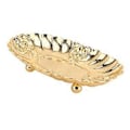 Miniatyrbillede 2 af 5: Lille Oval Bakke i Metal: Elegant Serveringsfad til Frugt, Snacks & Kager til Buffet
