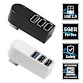 Miniatyrbillede 2 af 5: Usb 3 0 Splitter Computer | Usb Hub Splitter 3 Porte | Usb 3 Port Computer - Dockingstationer