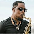 Miniatyrbillede 2 af 5: Saxofon Halsrem Læder Polstret Rem til Alt Tenor Baryton Klarinet Sax