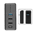 Miniatyrbillede 5 af 5: Usb Splitter Hub Dockingstation Telefonoplader Til Biltilbehør