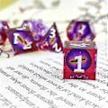 Pikkukuva 2 / 5: Hartsihirviösilmän noppasarja Cthulhu Juoksuryhmä Lautapeli DND Lohikäärme Dungeon Sininen