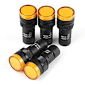 Miniatyrbillede 3 af 5: 20 stk. 12V LED Indikator Signal Advarsel Alarm Nødlys Lampe Gul