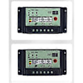 Miniatyrbild 4 av 5: Dubbla Batterier Solcellsladdningsregulator PWM 12V 24V System Batterier Ström Panel Regulator Laddare (20A)
