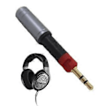 Miniatyrbilde 2 av 5: 5,4 cm Lengde Bærbare Gullbelagte Adapterplugger for Audio-Technica ATH-M70X M40X M50X M60X for Sennheiser