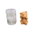 Miniatyrbillede 1 af 5: 3D silikoneform sød pandaform harpiks stearinlysform til DIY stearinlys håndværk fremstilling