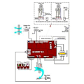 Miniatyrbillede 4 af 5: ,-u03am, AC-system, Split AC PCB, AC, Fjernbetjening og Boa