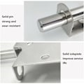 Miniatyrbilde 3 av 5: Skyvedørbolt, rustfritt stål dørbolt lås, bolt med hengelåshull, hasp sikkerhetslås hasp tønnebolt skyvelås