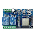 Miniatyrbild 4 av 5: Dubbelkanal Wifi Relämodul Esp32-wroom Utvecklingskort