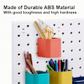 Miniatyrbillede 2 af 5: Vægmonterede pegboards, pegboard-vægorganisationspaneler, pegboards til væg, hobbyrum, køkken, garage, stue, badeværelse (4 stk.)