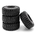 Miniatyrbilde 3 av 5: 4 stk. 125mm 2.2 Gummidekk Hjuldekk For 1/10 Rc Crawler Bil Aksial