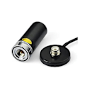 Miniatyrbilde 4 av 5: Kjøretøy/bil Mobilradio VHF/UHF Dual Band Antenne 9cm Base Magnetisk Feste BNC Hann 5m Kabel For BC