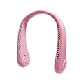 Pikkukuva 1 / 5: Mini-kaulatuuletin, kannettava, siivuton, riippuva kaulatuuletin, 1200 mAh, USB-ladattava, 3 nopeutta, mini