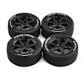 Pikkukuva 5 / 5: 4 kpl 68mm 1/10 RC kilpa-auton renkaat maantielle Touring Drift -auton rengaspyörä TT01 TT02 XV01:lle, valkoinen