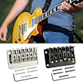 Miniatyrbilde 2 av 5: 78mm 6 Strengers Gitar Rulle Saddle Hardtail Topplast Bro Tailpiece for m/ Skruenøkkel