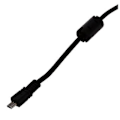 Miniatyrbild 4 av 4: USB 2.0 A till 8-pin Mini B Kabel med Ferrit - 1.5m / 59 Tum för Pix P90