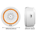 Miniatyrbillede 2 af 3: 3 I 1 Hub Temperatur Fugtighedssensor Sirene Alarm APP Kontrol Sensitiv Gateway