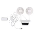 Miniatyrbillede 5 af 5: S Bordventilator Usb Ed Mini Ventilator Til Bærbare Computere, 3 Hastigheder Bordventilator Med Justering