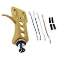 Miniatyrbilde 3 av 5: Universal platespiller headshell fonograf platespiller erstatnings headshell med 4X ledningskabler for platespiller rød
