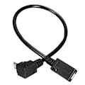 Miniatyrbilde 1 av 4: -usb 5 Pin til Fe Ned 90 Graders Skjøtekabel Adapter