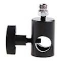 Miniatyrbild 1 av 5: Universell Metall Speedlite Gängadapter Ljusstativfäste 3/8\" 1/4\" Skruv