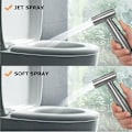 Miniatyrbilde 3 av 4: Rustfritt stål bidet toalett spray, bidet spray sett, kran spray toalett spray