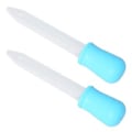 Miniatyrbilde 2 av 5: Blå Silikon Transfer Pipette - Kalibrert Væskedråpeteller for Laboratorium og DIY Kunst