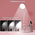 Miniatyrbilde 4 av 5: Skrivebordslampe Barn Nattbordslampe Med Penneholder, Auto Farge For Barn, Rosa
