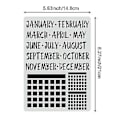 Pikkukuva 4 / 5: 16 kpl Journal Stencils -setti - Productivity Plr Stencil Journal Stencils A5 Dotted Jo:lle