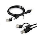 Pikkukuva 2 / 5: USB TypeC uros - USB uros -kaapeli sähköpianon mikrofoniliittimelle