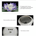 Miniatyrbild 4 av 5: Vattentät solcellslampa med flera färger och LED-färgväxlande lotusblomma - Fei Yu