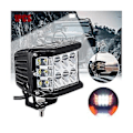 Miniatyrbillede 3 af 5: Auto Triple Side Belyst Arbejdslampe Kuppellys Burst Blinkende Lys Forlygte Spotlight Stroboskoplys