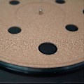 Miniatyrbillede 4 af 5: Skridsikker plademåtte til vinyl LP-pladespillere Akustisk lydstøtte Hjælper med at reducere støj på grund af statisk elektricitet og støv